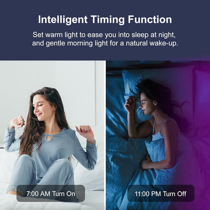 LEBOSP LED Strip Lights – Calming Bedroom Light for Sleep & Wind-Down Routine, Timer