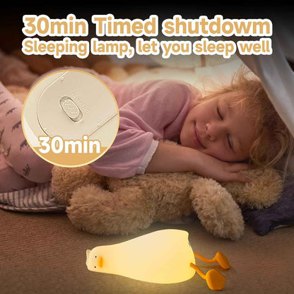 Cute Animal Lamp – Bedtime Wind-Down Light, Soft Silicone Squishy Lamp for Mindful Evenings