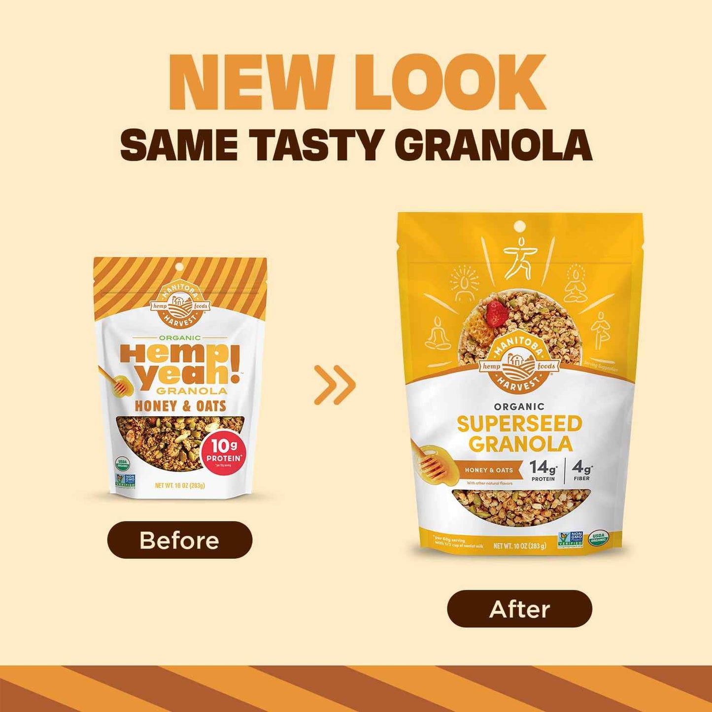 Manitoba Harvest Hemp Yeah Granola – Kid-Safe Organic Lunchbox Snack with No High-Fructose Sweeteners