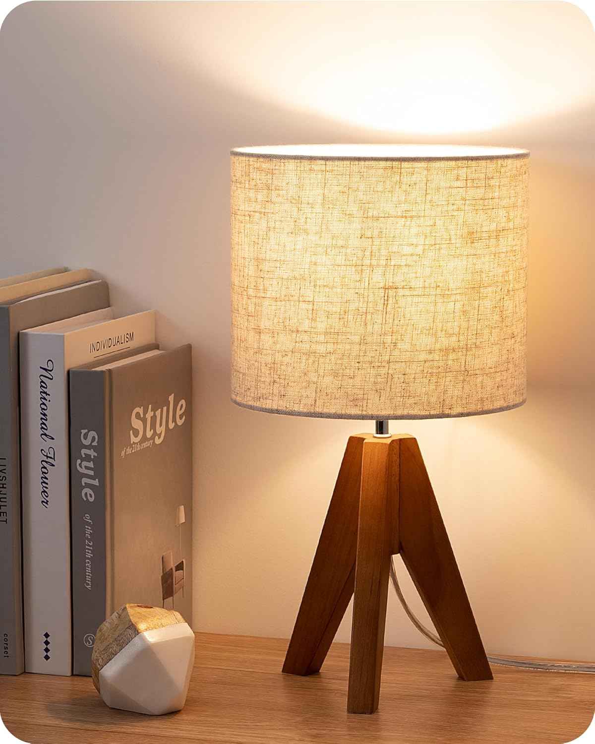 EDISHINE Tripod Table Lamp – Thoughtful Housewarming Gift for New Home and First Apartment