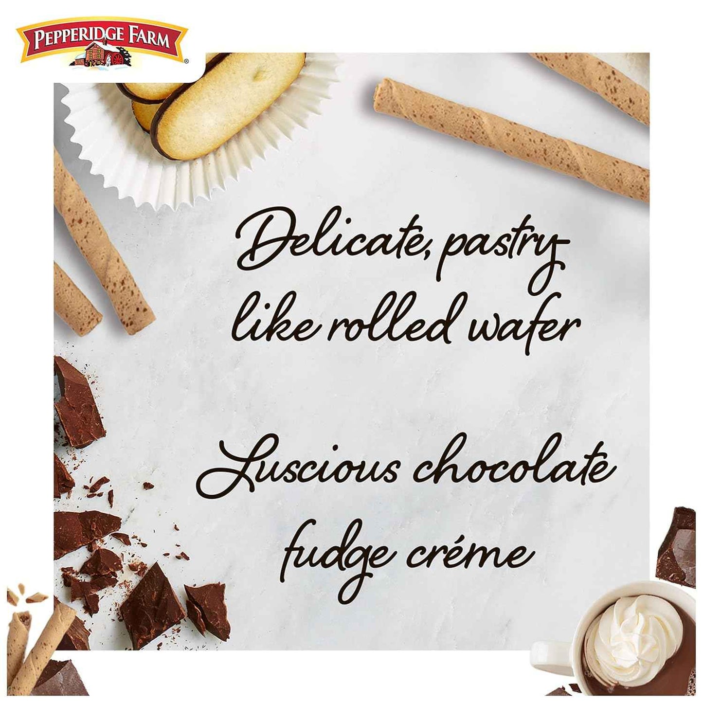 Pepperidge Farm Pirouette Cookies - Ready-to-Give Christmas Stocking Stuffer and Housewarming Gift for Women and Mom