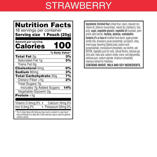 Special K Bar Pastry Crisps, Strawberry – Travel-Friendly Snack for Road Trips and Car Cup Holders