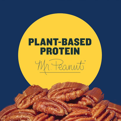 PLANTERS Salted Pecans – Road Trip Snack for the Car Cup Holder, 7.25 oz Single-Serve Pack