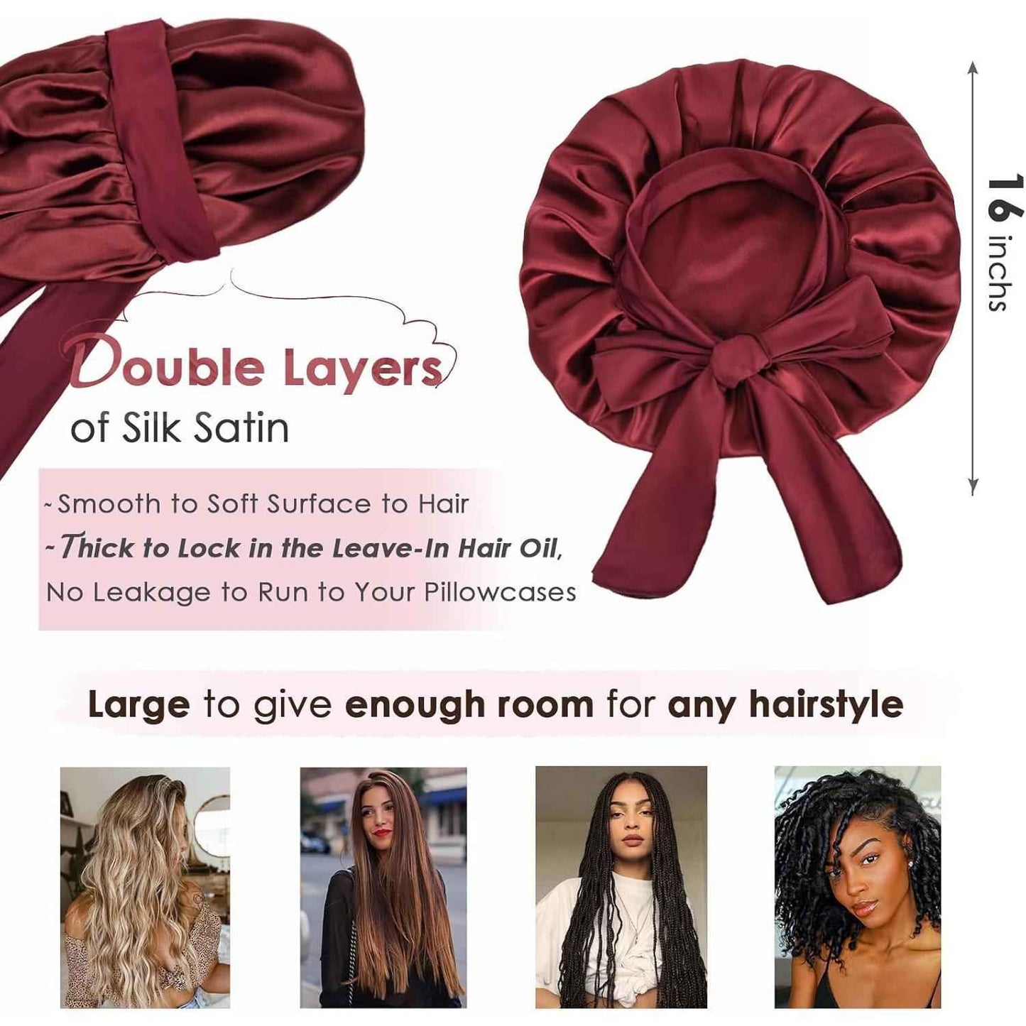 YANIBEST Neutral-Toned Satin Sleep Bonnet – Minimalist Hair Accessory for the Capsule Wardrobe and Less-Is-More Lifestyle