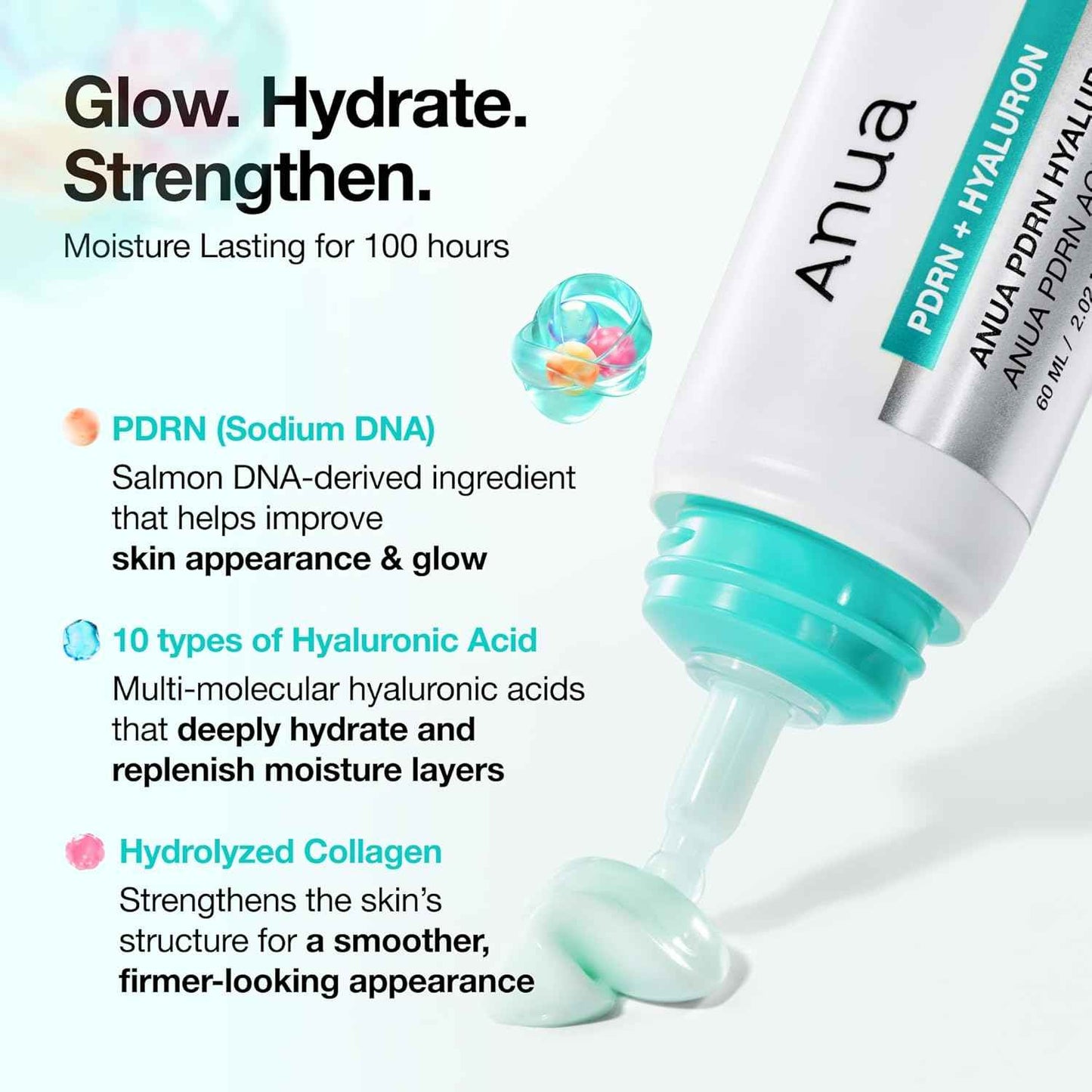 Anua PDRN Hyaluronic Acid 100 Moisturizing Cream – Bedtime Skincare Ritual for Calming Glass Skin Glow