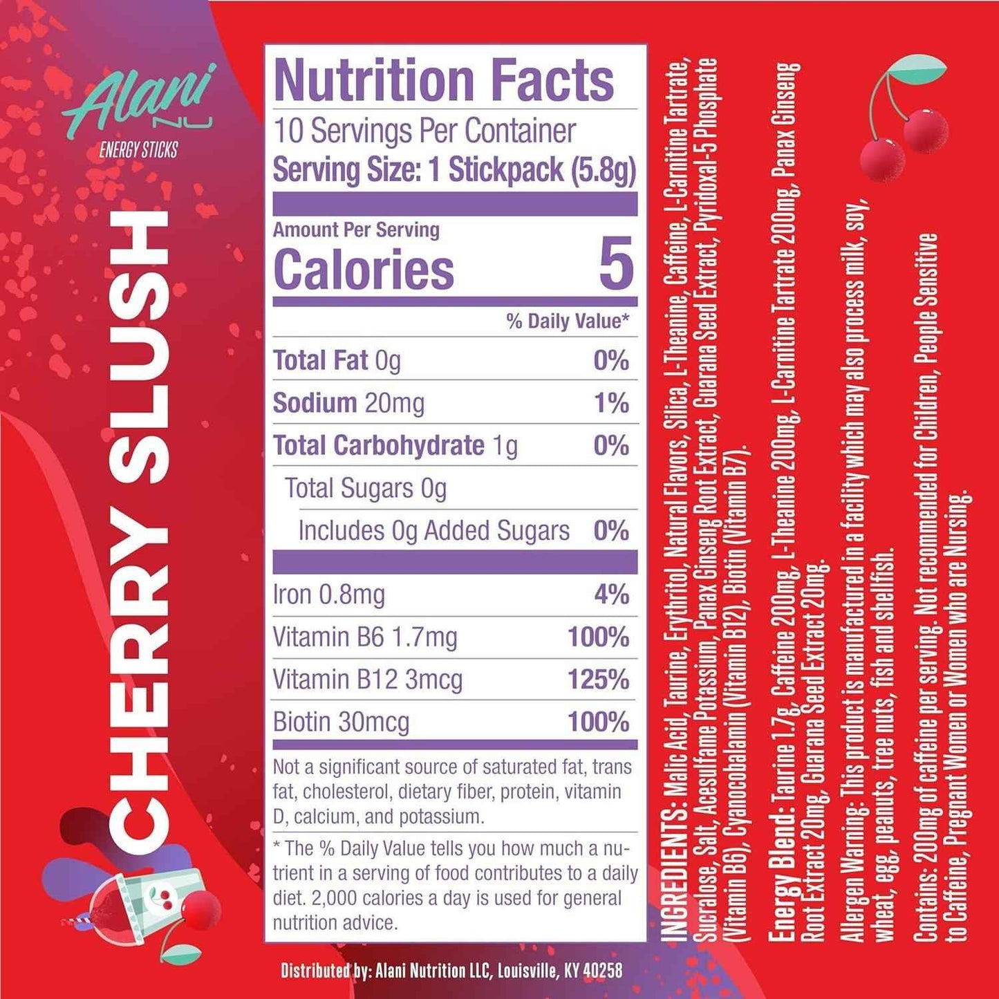 Alani Nu PINK SLUSH Energy Sticks – Portable Powdered Energy for Commute, Coworking, and Back-to-Back Meetings