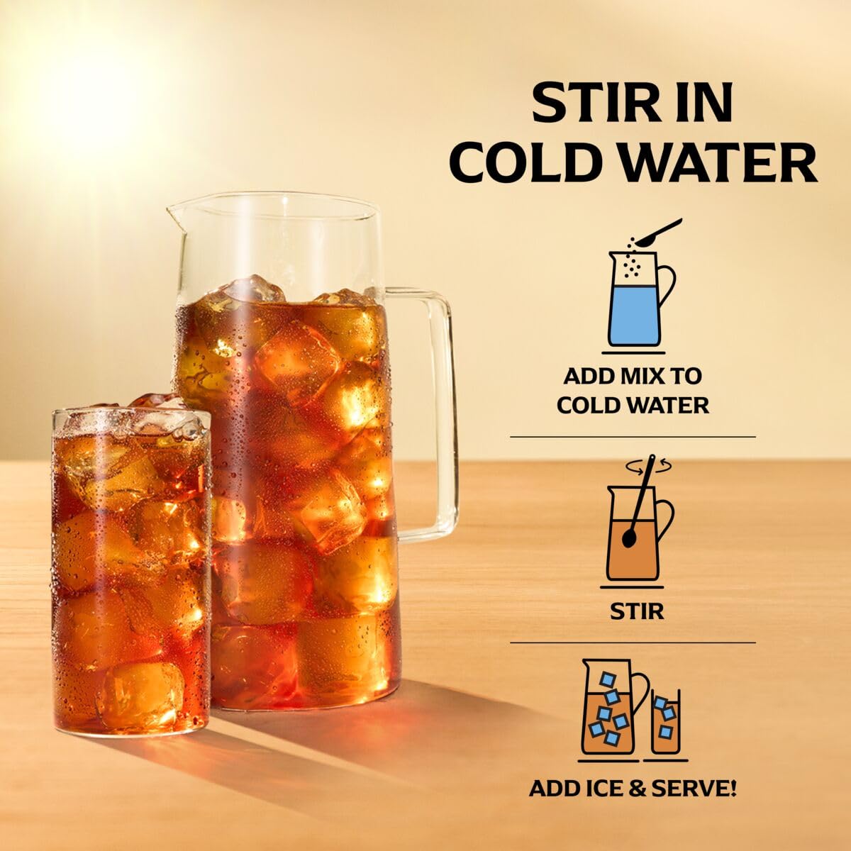 Lipton Zero Sugar Peach Iced Tea Mix – Portable Powder for Backyard BBQs and Picnic Pitchers