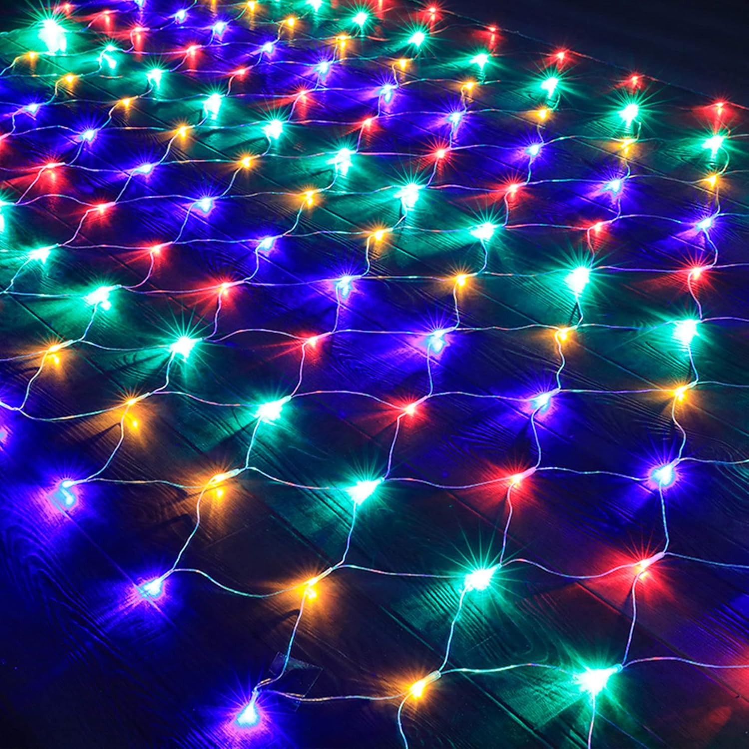 LJLNION Christmas Net Lights – UL-Certified 30V Low-Voltage Mesh with Cool-Running LEDs for Kid and Pet Areas