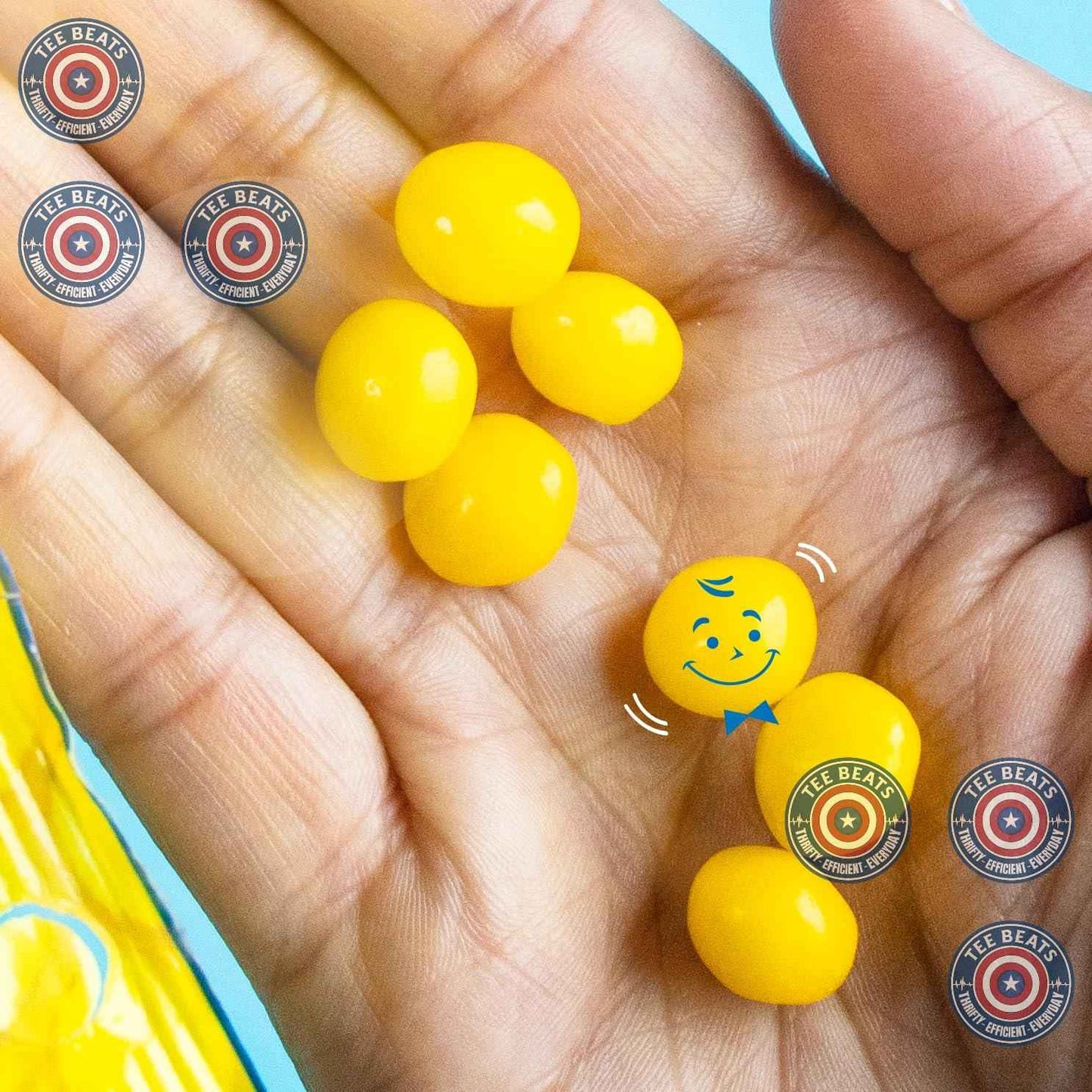 Lemonhead Hard Lemon Candy – Chemo Taste Reset Hard Candy Pick, Resealable 12 oz