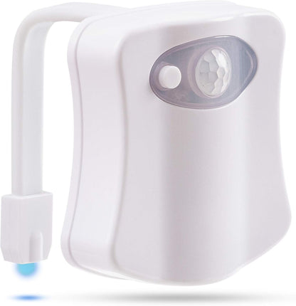 LooLume Toilet Night Light – Color Changing LED Bathroom Decor Accent with Polished Finish