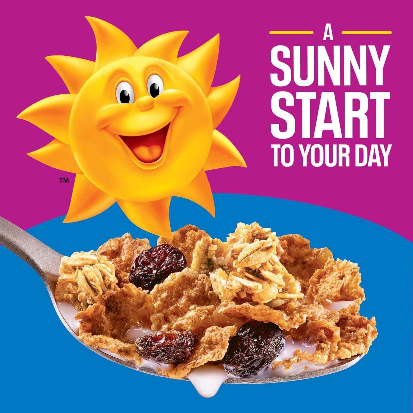 Kellogg's Raisin Bran Crunch Cereal – Ready-to-Eat Bran Cereal for Quick Home Office Mornings, 24.5 oz Box