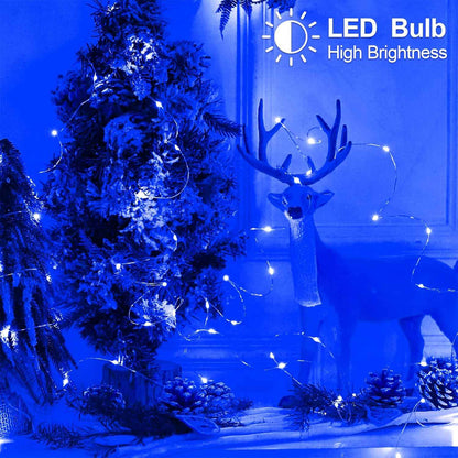 Brightever LED Fairy Lights – Living Room Aesthetic Accent, 2 Pack 33FT Twinkle String Lights Battery Powered