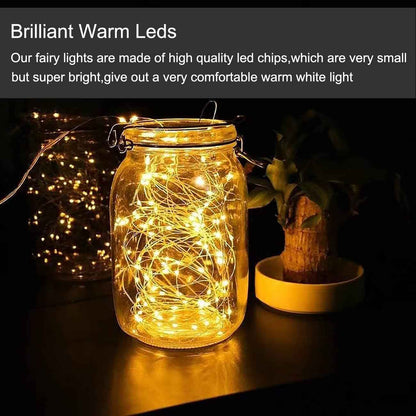 Brightown Mini Fairy Lights Battery Operated – 24 Pack Simple LED String Lights for Neutral Interiors and Intentional Living Spaces