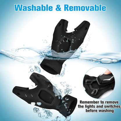 LumeFlex LED Flashlight Gloves – Emergency Light for Power Outages, Safer Than Candles and Open Flames