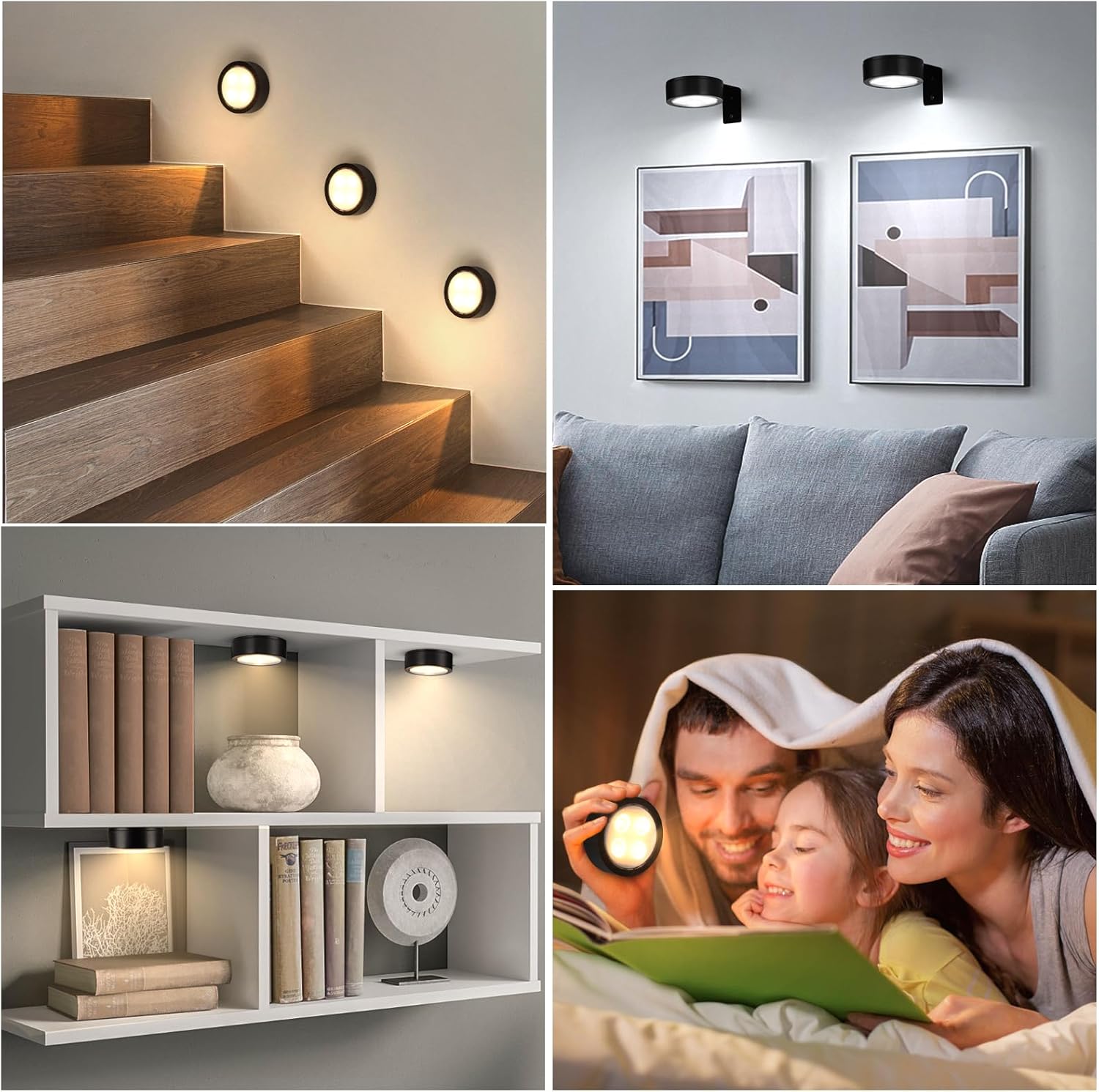 Lumena Picture Light – Home Office Focus Accent, Battery LED with Auto Off Timer for Workspaces