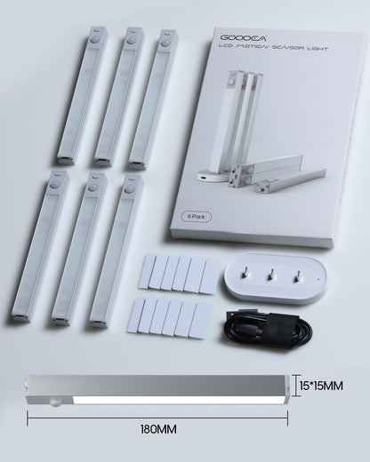 LumenGlow Motion Cabinet Light Set – Thoughtful Housewarming Gift for New Homeowners