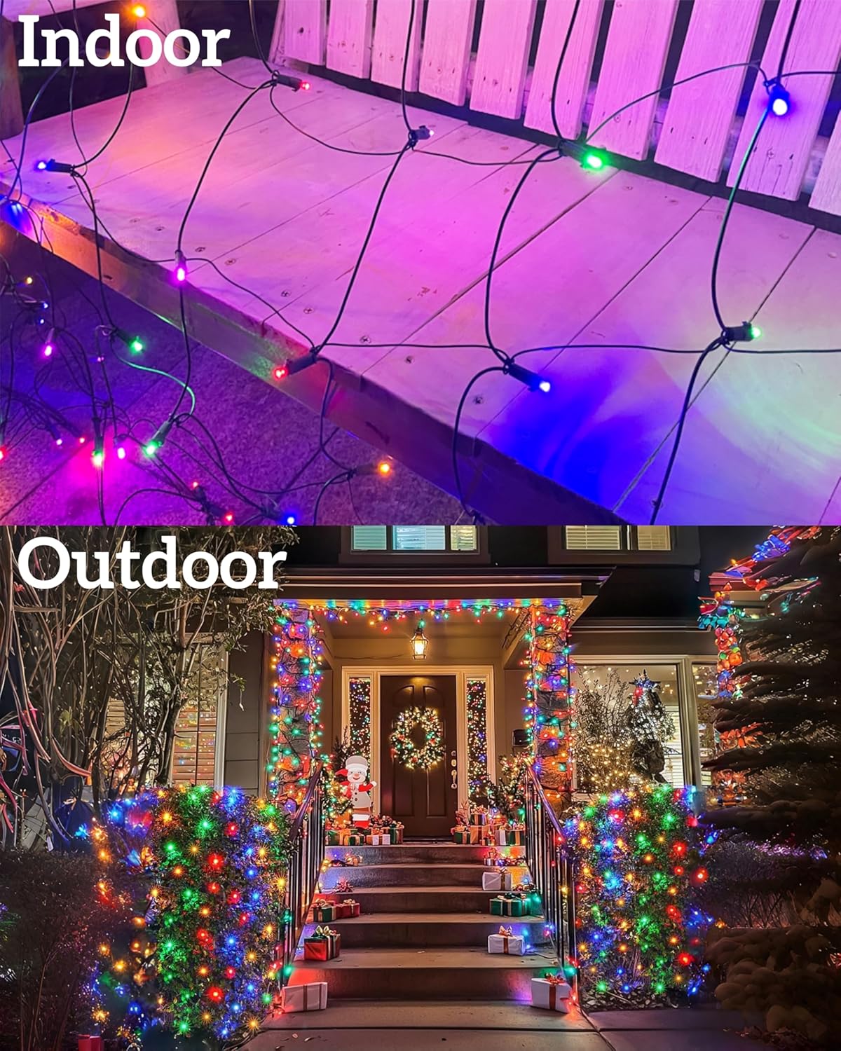 LumEver Safe Christmas Net Lights for Kids Room UL Certified Cool Touch LED