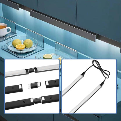 LumiBar Magnetic LED Light Bar – Cozy Living Room Aesthetic Lighting for Shelves and Display Cabinets