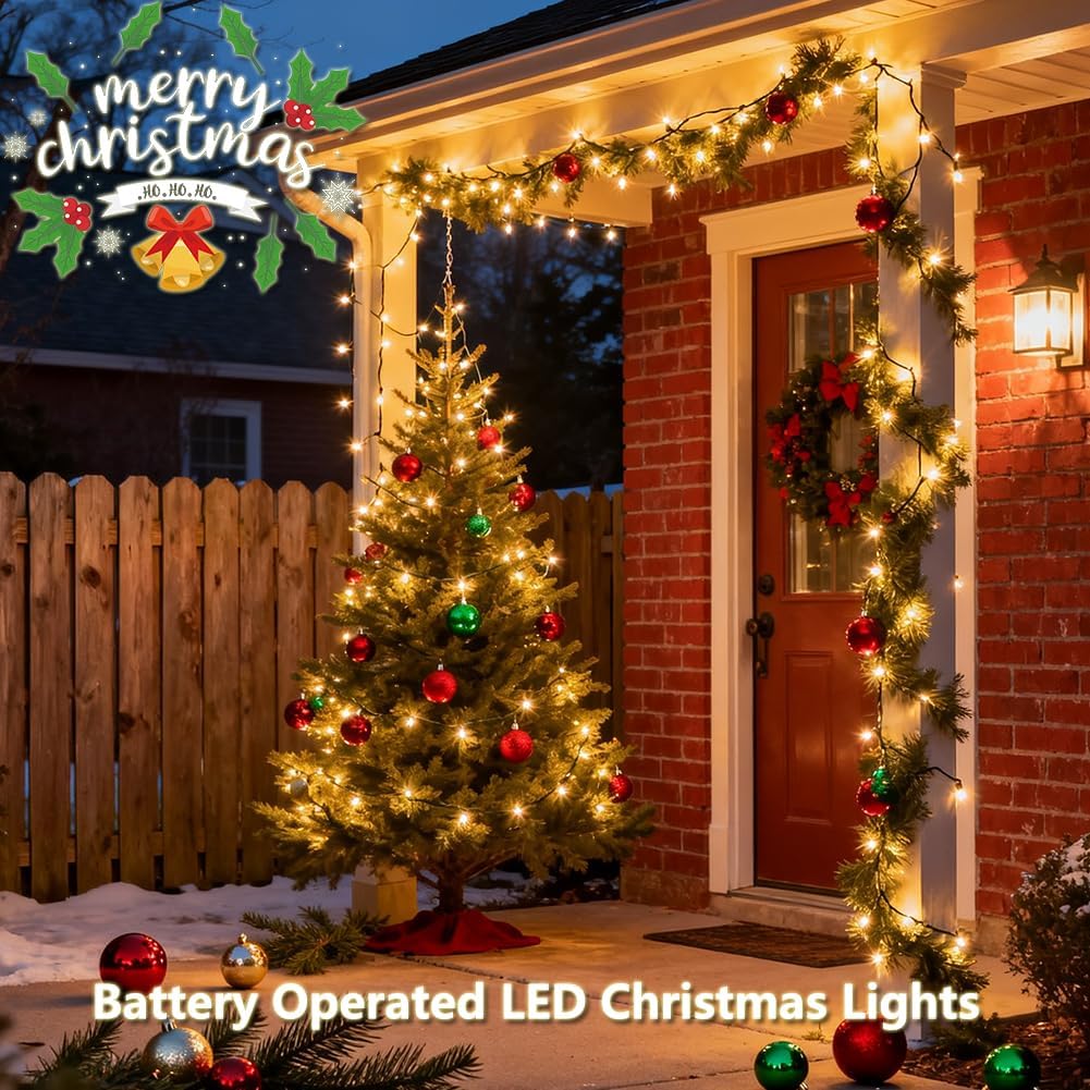 Lumicharm Battery String Lights – Child Safe Nursery and Playroom Decor, Cool Touch 18ft Warm White