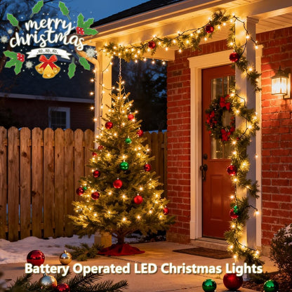 Lumicharm Battery String Lights – Child Safe Nursery and Playroom Decor, Cool Touch 18ft Warm White