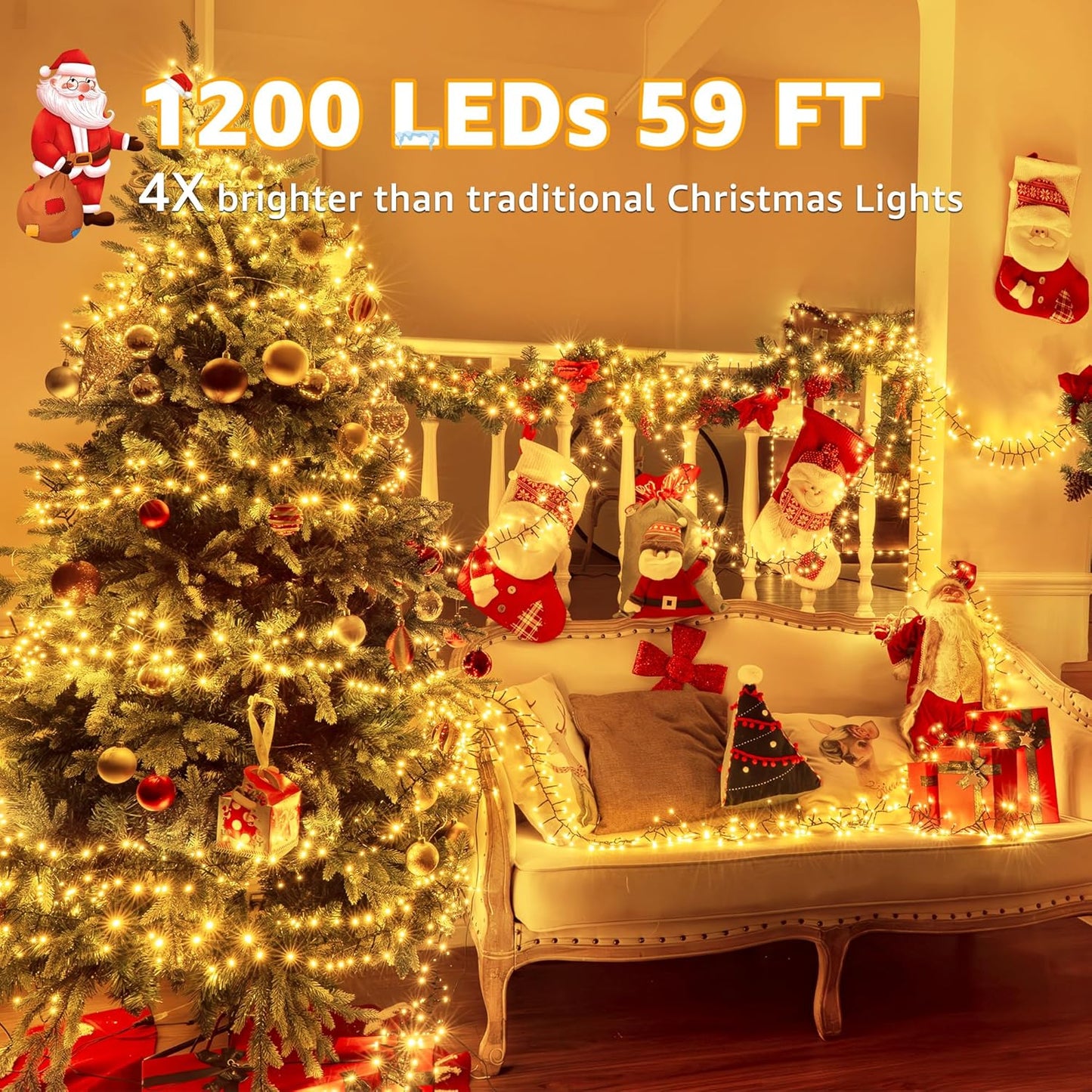 Lumicharm Cool Touch LED Lights – Nursery Safe String Lights for Baby Room and Crib Side Glow