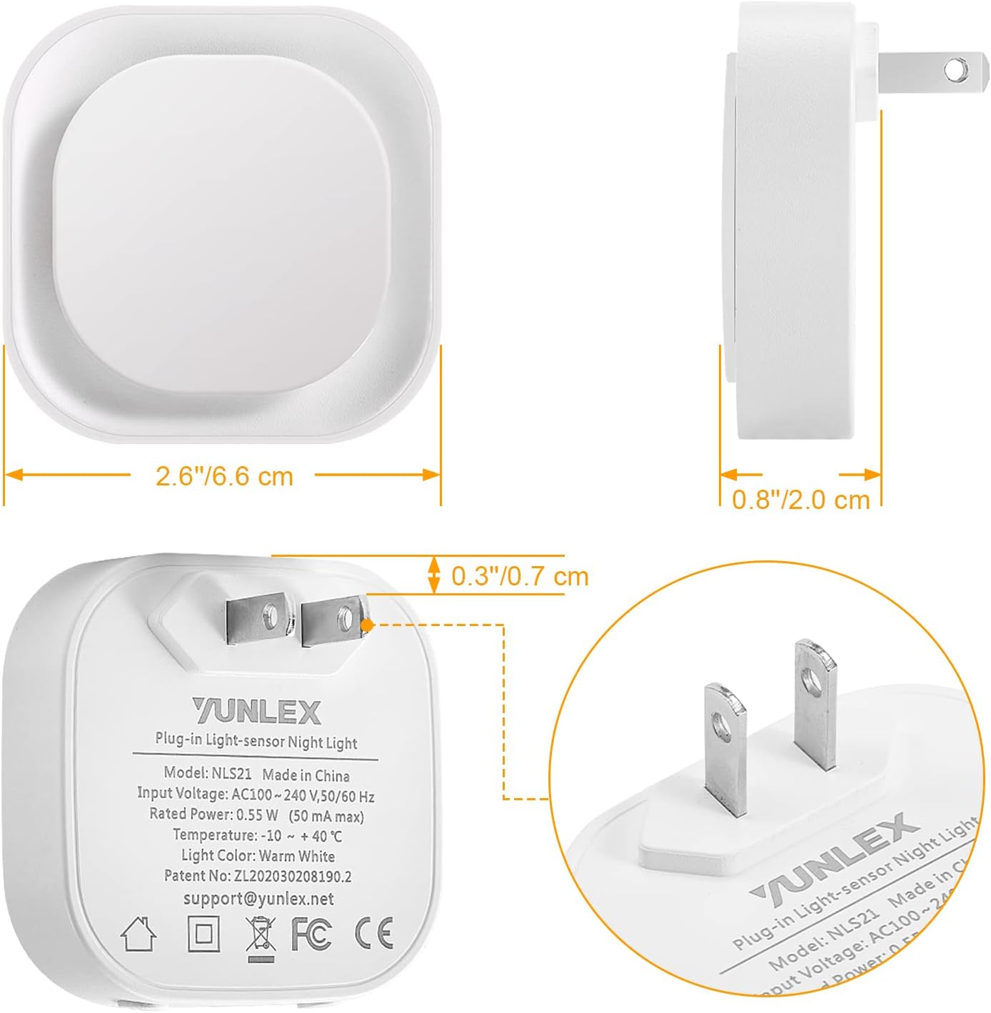 LumiDream Night Light 2 Pack, Thoughtful Housewarming and New Parent Gift with 10 Color Choices