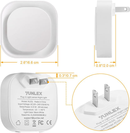 LumiDream Night Light 2 Pack, Thoughtful Housewarming and New Parent Gift with 10 Color Choices