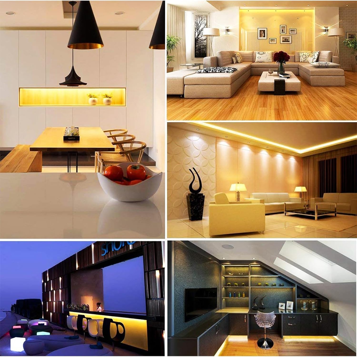 LUMIFLEX Aura COB LED Tape – Cozy Home Accent Lighting for Headboard Alcoves and Mirror Backlighting