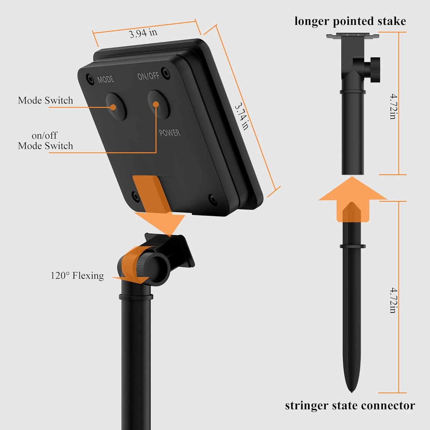 Lumify 2-Pack Solar String Lights – Flameless Outdoor Decor Safe for Kids and Pets
