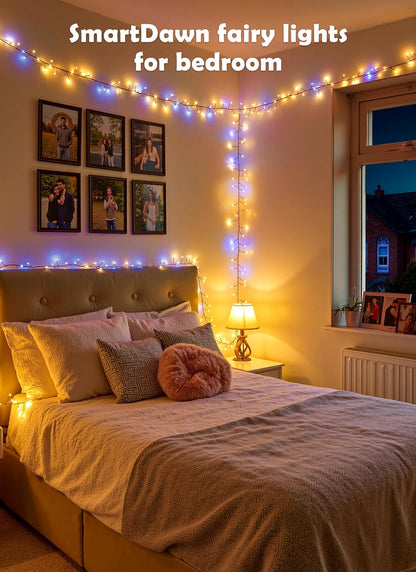 Lumify 200LED Twinkle Lights 10ft – Minimalist String Lights for Clean, Intentional Home Styling and Calm Bedrooms