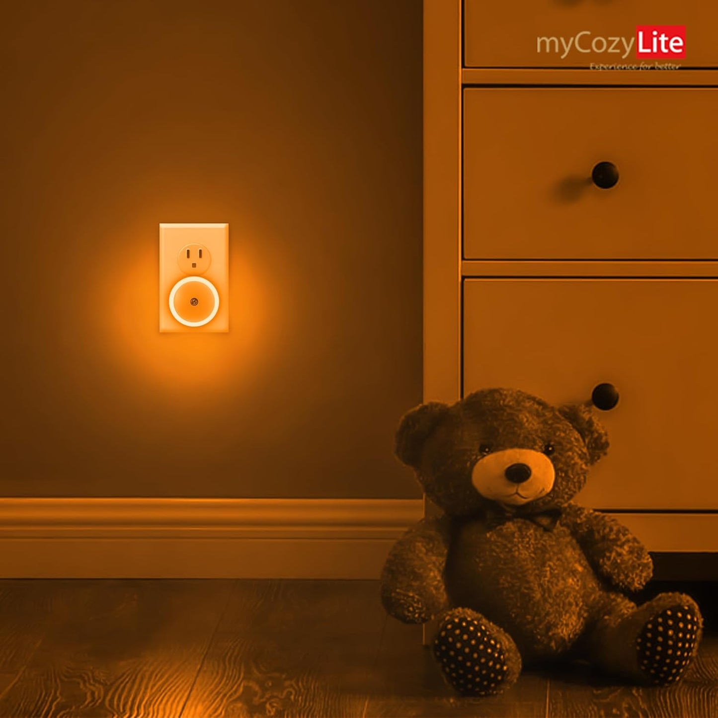 Lumina Sleep Night Light – Melatonin-Safe Ambient Glow for Master Suite and Bathroom, Dusk to Dawn