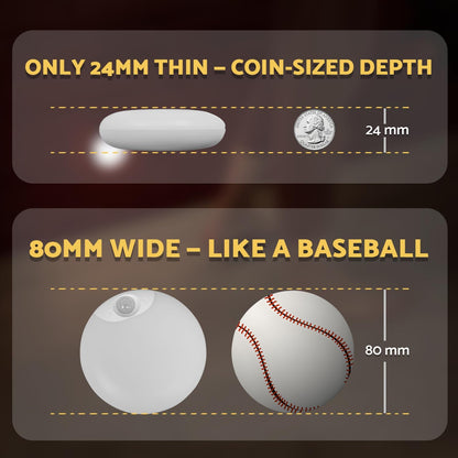 LuminAide Motion Sensor Night Light – Soft Nursery Lighting for Diaper Changes and Feedings