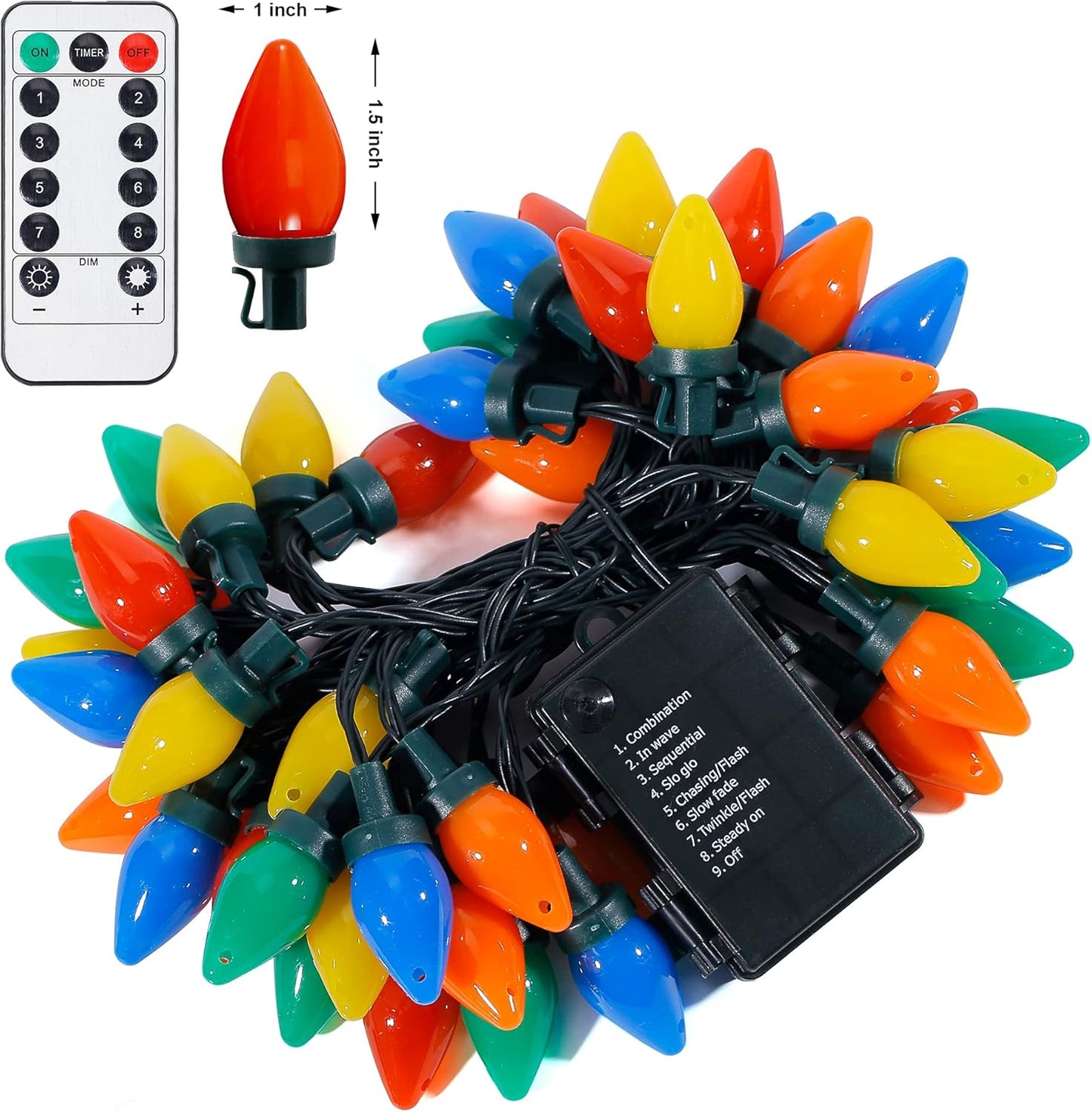 LumioGlow Battery Fairy Lights - Cozy Bedroom Aesthetic with Dimmable Warm Glow
