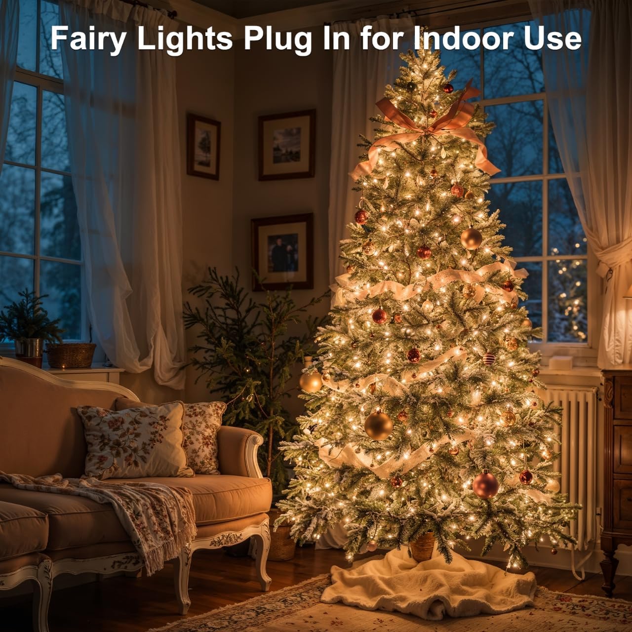 Lumionix Glow String Fairy Lights – Thoughtful Housewarming Gift for Women and Mom, Warm White