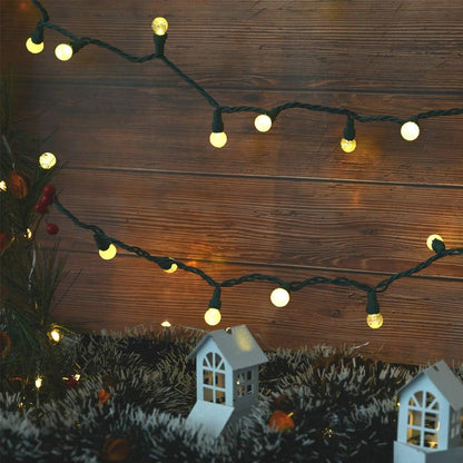 LYCKLIG Globe String Lights – Outdoor Patio String Lights 19Ft, Waterproof UL Plug-in for Pergola and Balcony