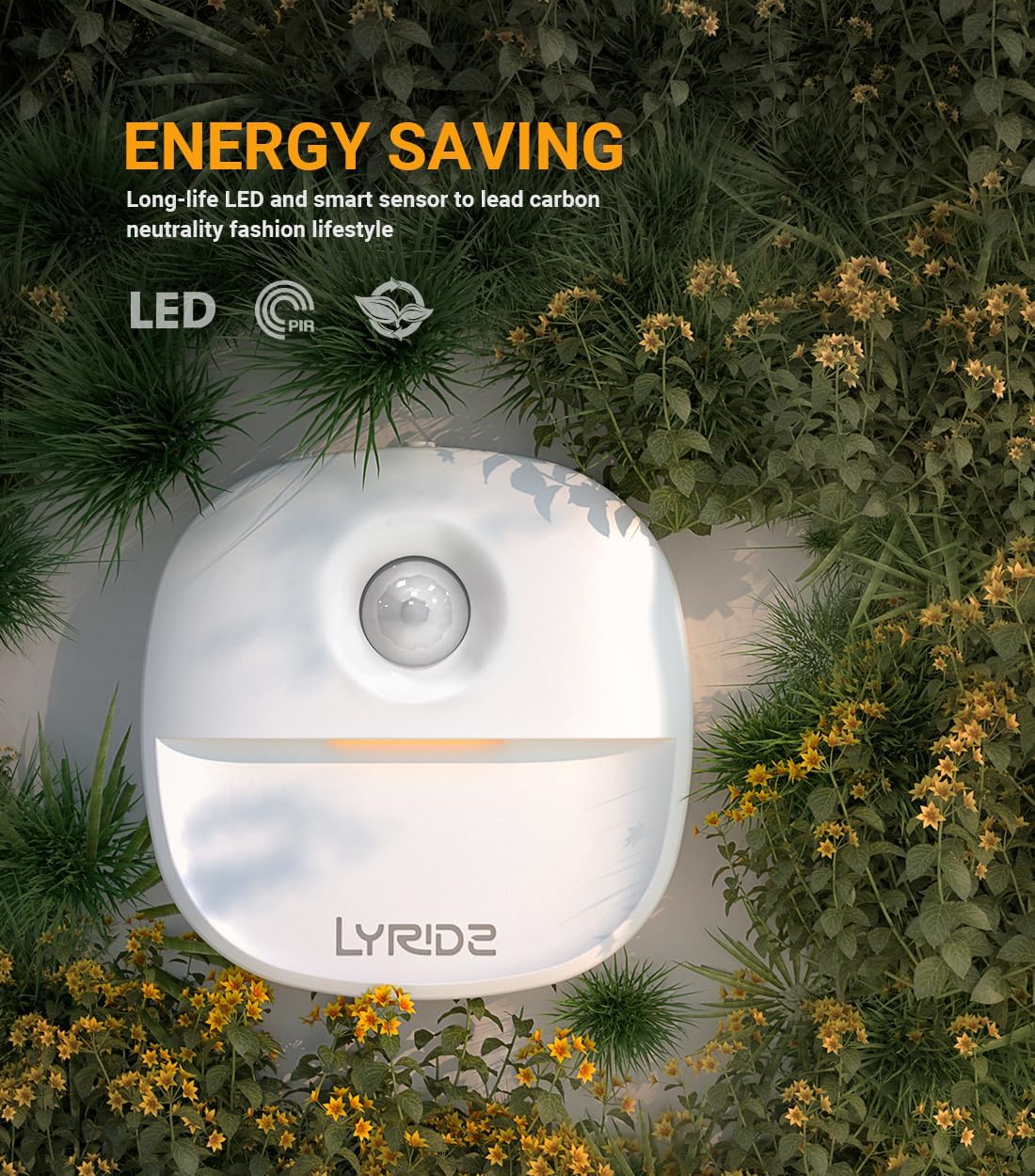 Lyridz Plug-in Night Light – Toddler Safe Nursery Glow with Hidden LED and Dusk to Dawn Sensor, 2 Pack