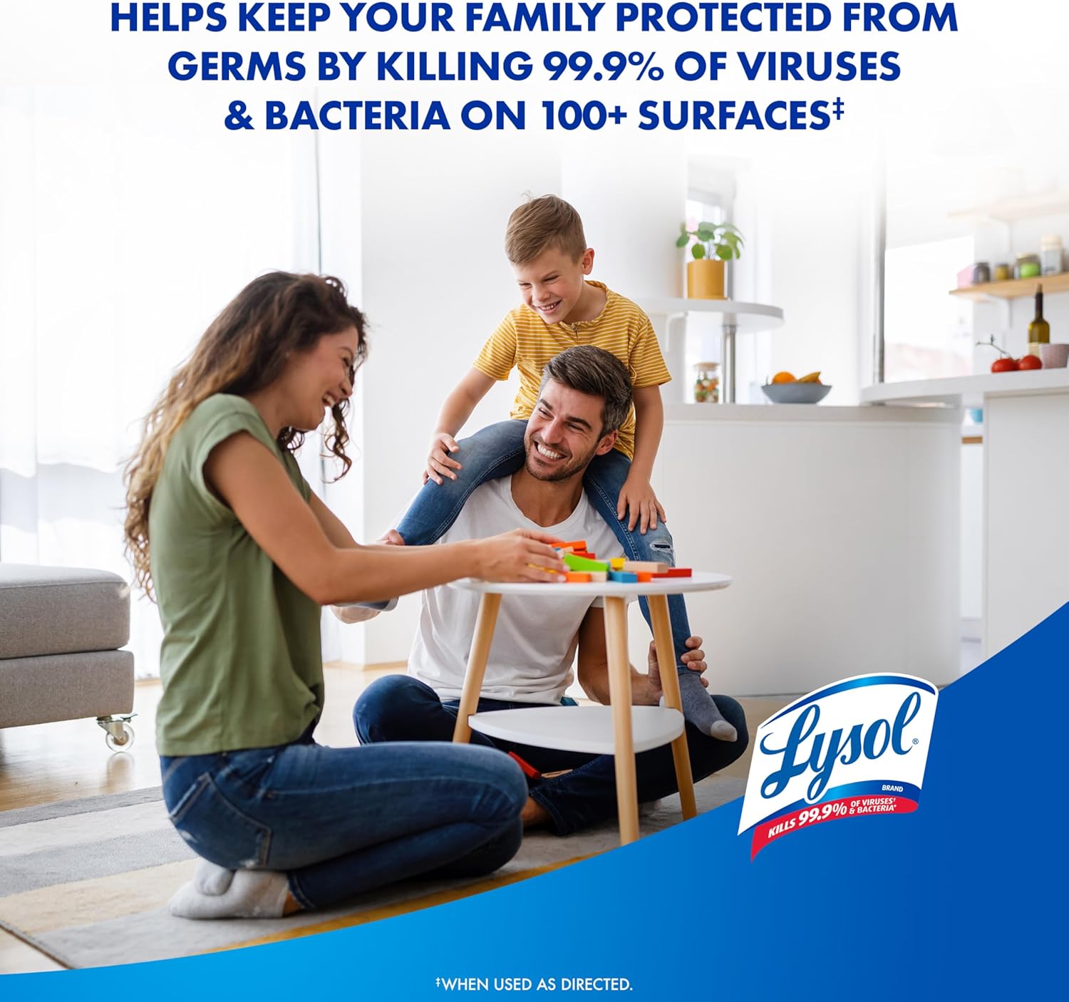 Lysol Disinfecting Wipes Bundle, Child-Safe Nursery and Playroom Surface Cleaner, 3x80 ct Multi-Surface Wipes for Family Homes