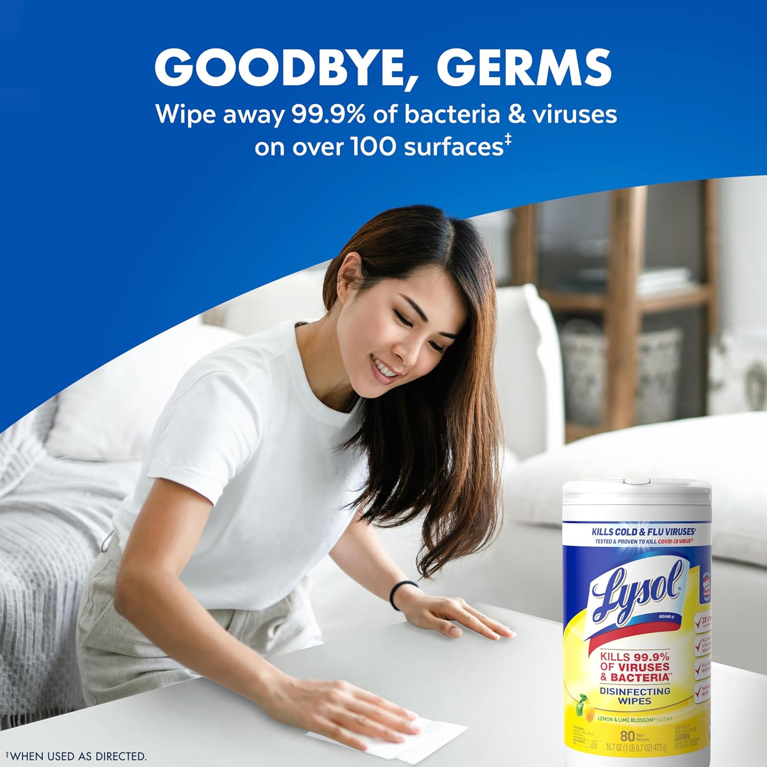 Lysol Disinfecting Wipes Bundle, Child-Safe Nursery and Playroom Surface Cleaner, 3x80 ct Multi-Surface Wipes for Family Homes