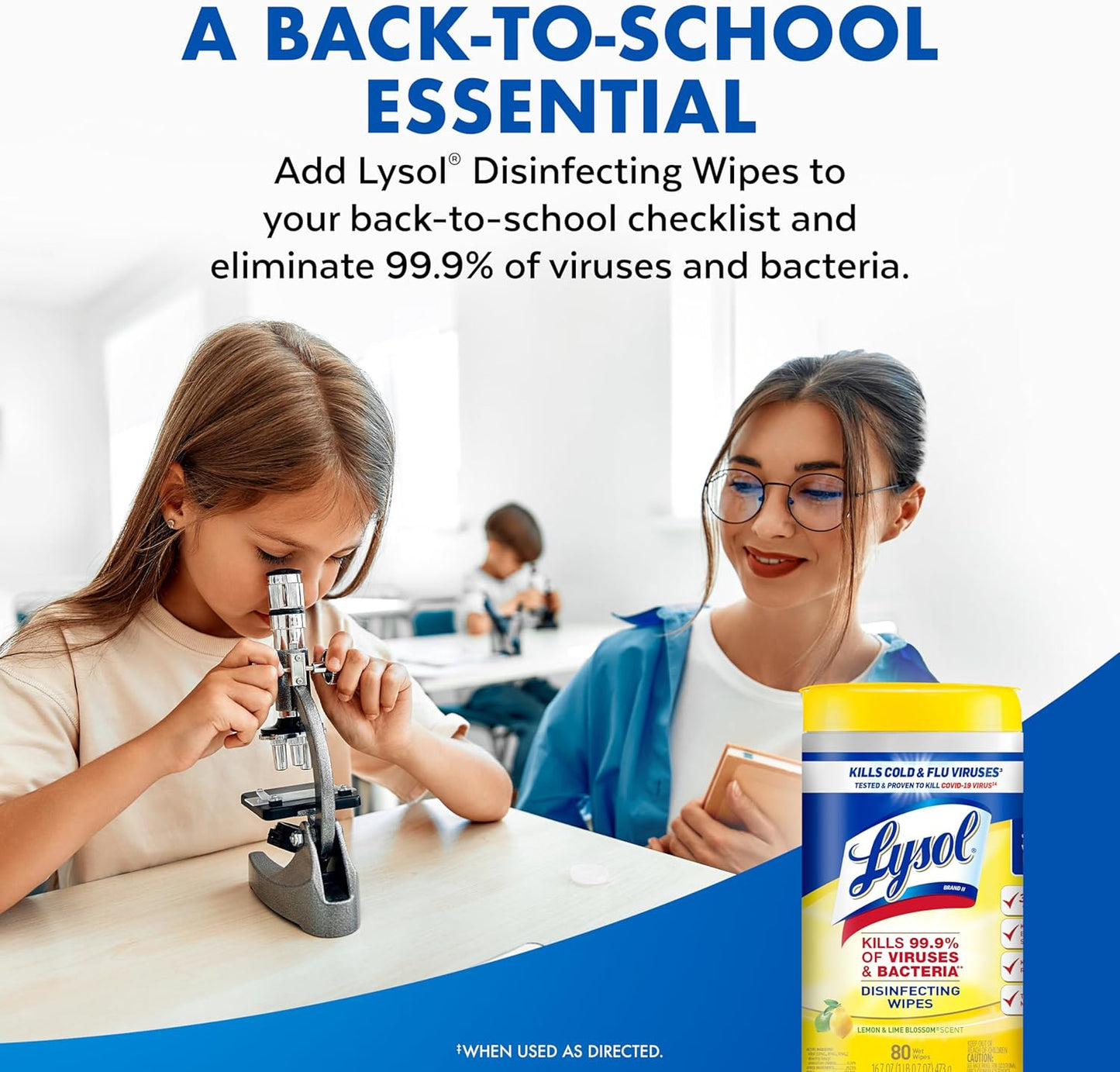 Lysol Disinfecting Wipes Bundle – Flameless Germ-Kill Starter Kit for Kitchens, Pet-Safe Daily Surface Sanitizing, 80 Count