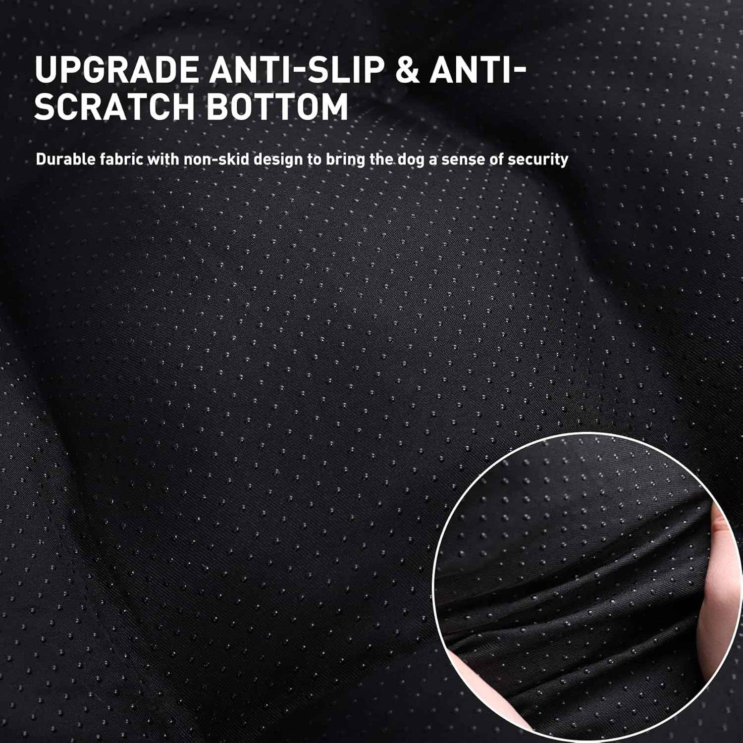 KSIIA Anti-Slip Washable Dog Crate Mat Non-Skid Secure Sleep Surface