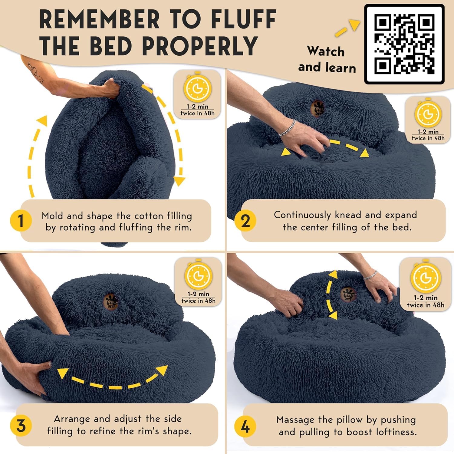machine-washable and tumble-dry safe full-bed construction