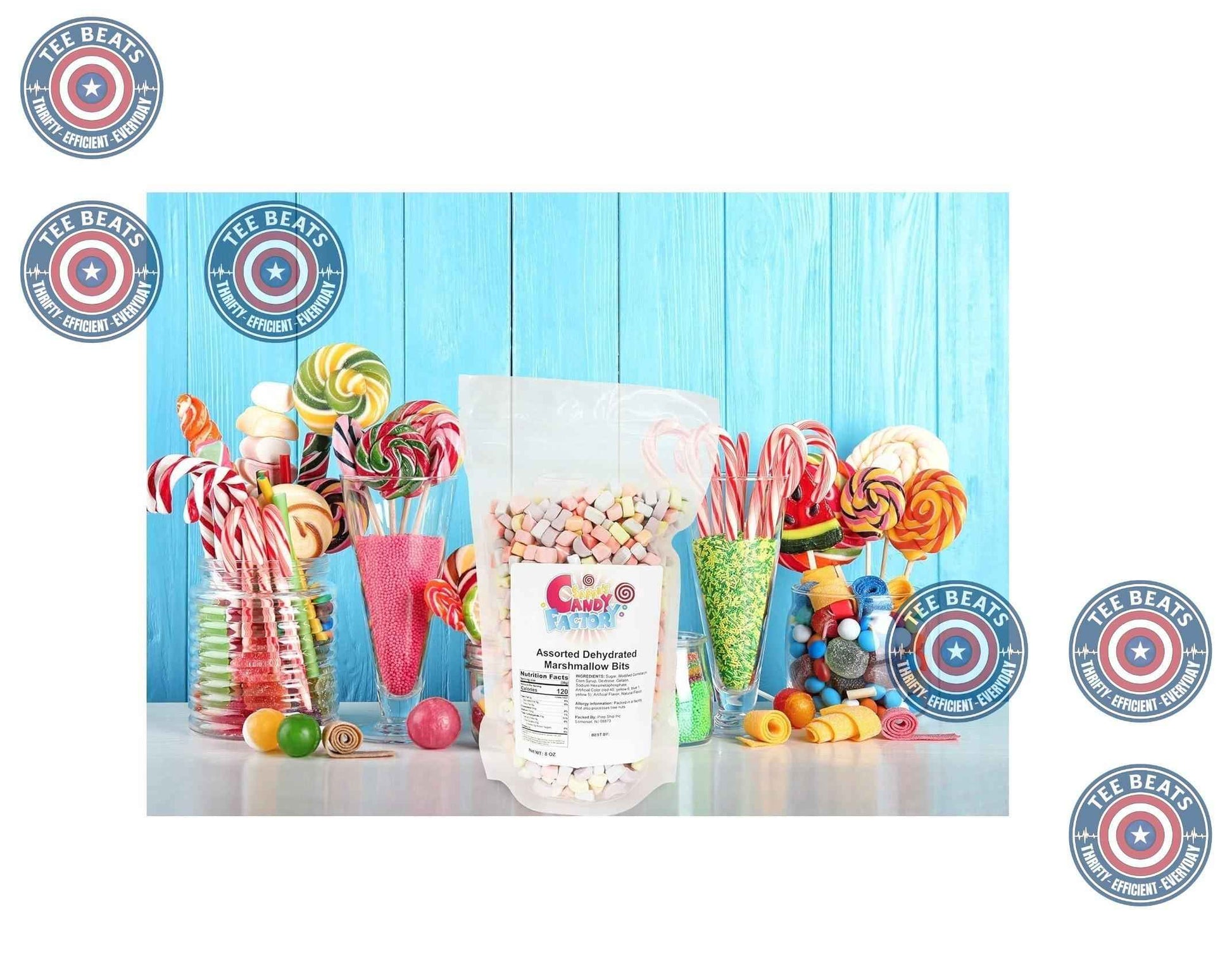Sarah's Candy Factory Mini Marshmallow Bits for Family Breakfast and Hot Chocolate Night
