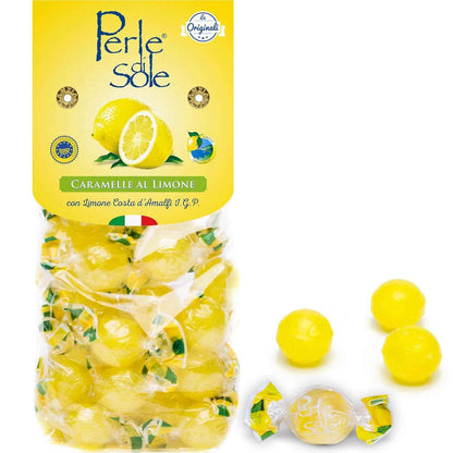 Perle di Sole Natural Essential-Oil Lemon Drops – Mindful Sucking Candy for a Calming Evening Ritual
