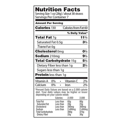 Sensible Portions Garden Veggie Straws – Clean-Finger Office Snack for Desk Drawers, No Residue Crunch
