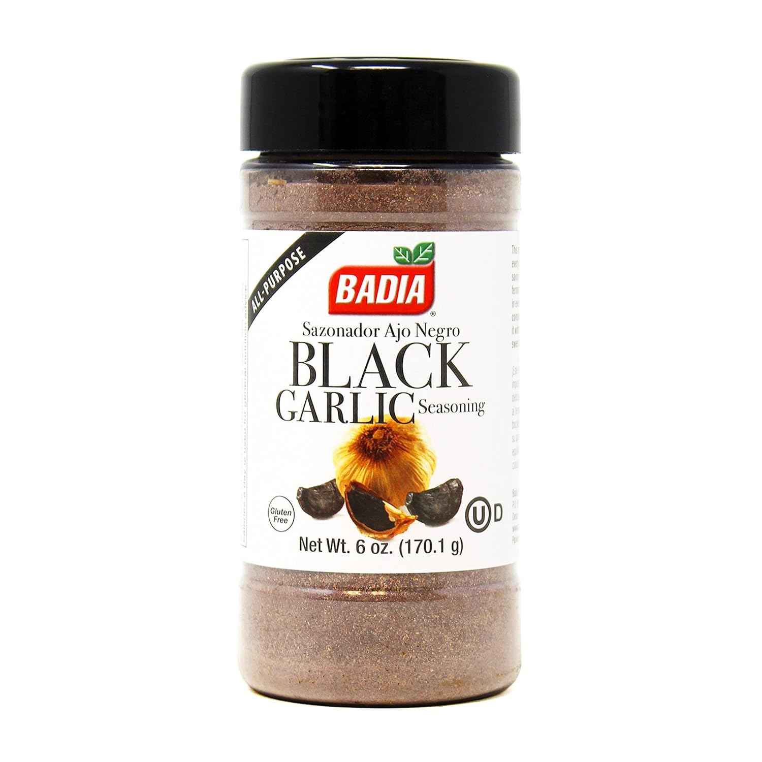 Badia Black Garlic Seasoning, 6 oz – Gourmet Finishing Salt Alternative for Steaks, Seafood & Pasta Dishes