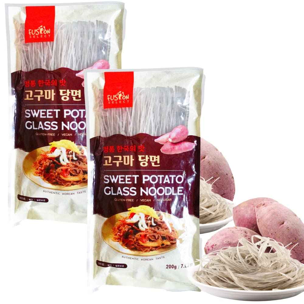 Fusion Select Sweet Potato Glass Noodles – Two-Ingredient Pantry Essential for Clutter-Free Kitchens, Stir-Fry