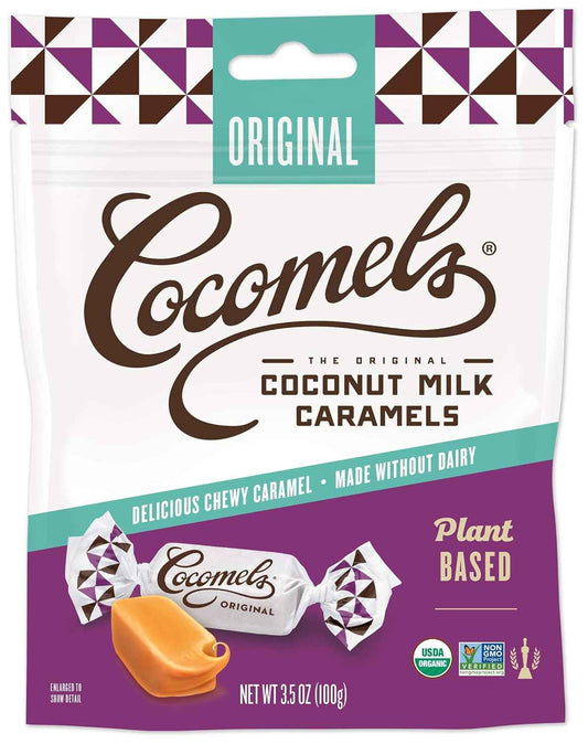 Cocomels Coconut Milk Caramels – Travel-Friendly Vegan Snack for Road Trips, Camping, and Hiking Packs