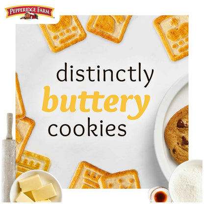 Pepperidge Farm Chessmen Butter Cookies – Lunchbox Snack for Kids, Individually Portioned Shortbread