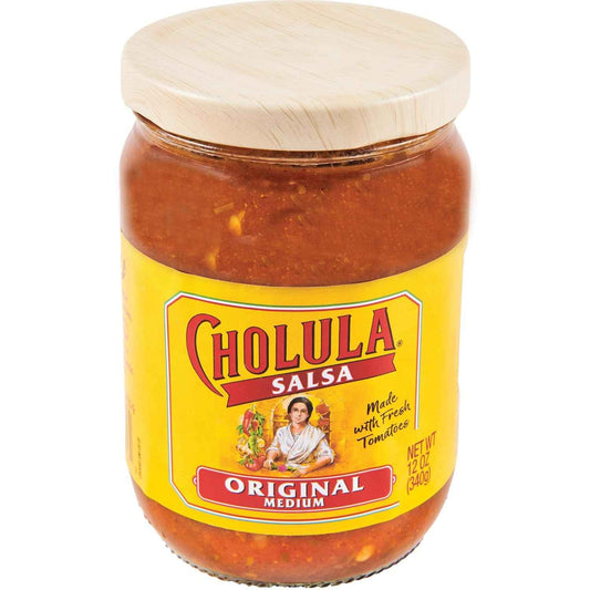 Cholula Original Salsa Medium 12 oz – Gourmet Pantry Gift for the Home Cook Who Loves Mexican Food