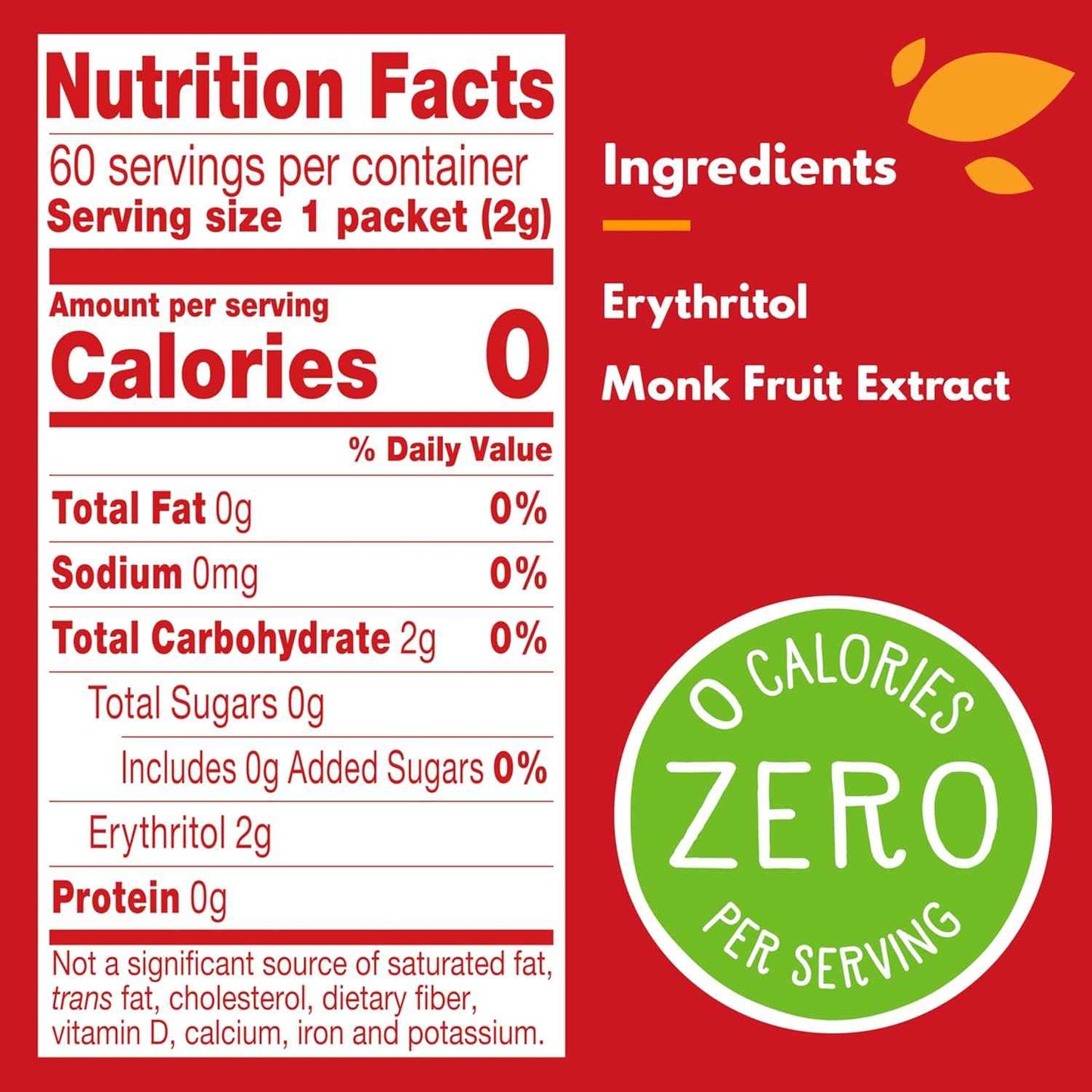Truvia Calorie-Free Monk Fruit Box – Self-Care Friendly Sweetener for Diabetic Meal Prep and Clean Eating Routines